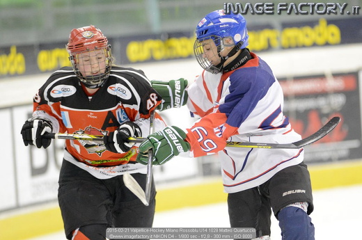 2015-02-21 Valpellice-Hockey Milano Rossoblu U14 1028 Matteo Quartuccio